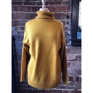 Forever 21 Mustard turtleneck Sweater (No wool)